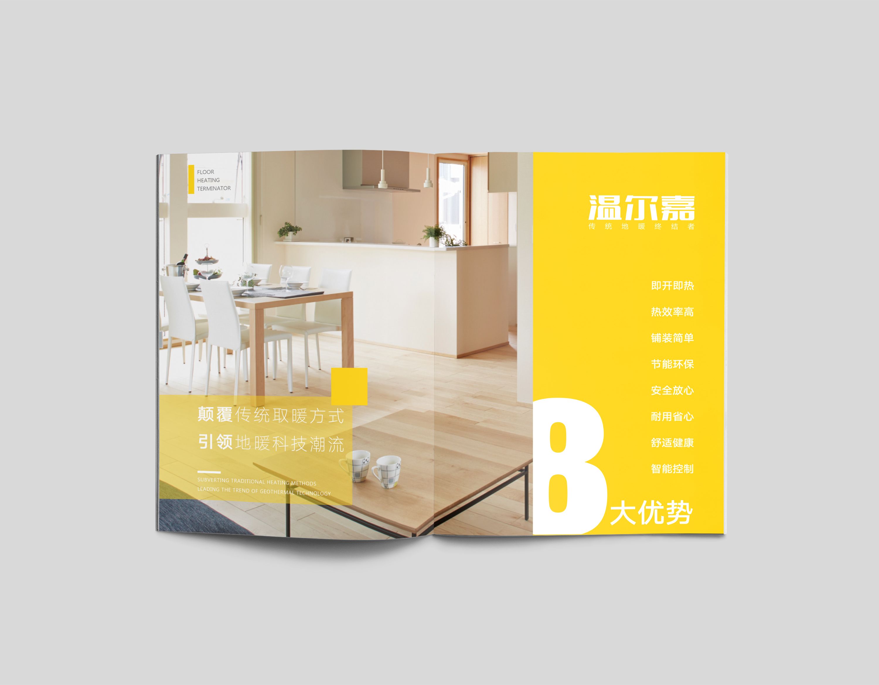 温尔嘉产品画册内页展示效果